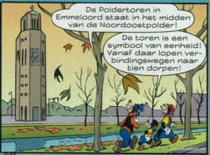 Poldertoren in de Donald Duck